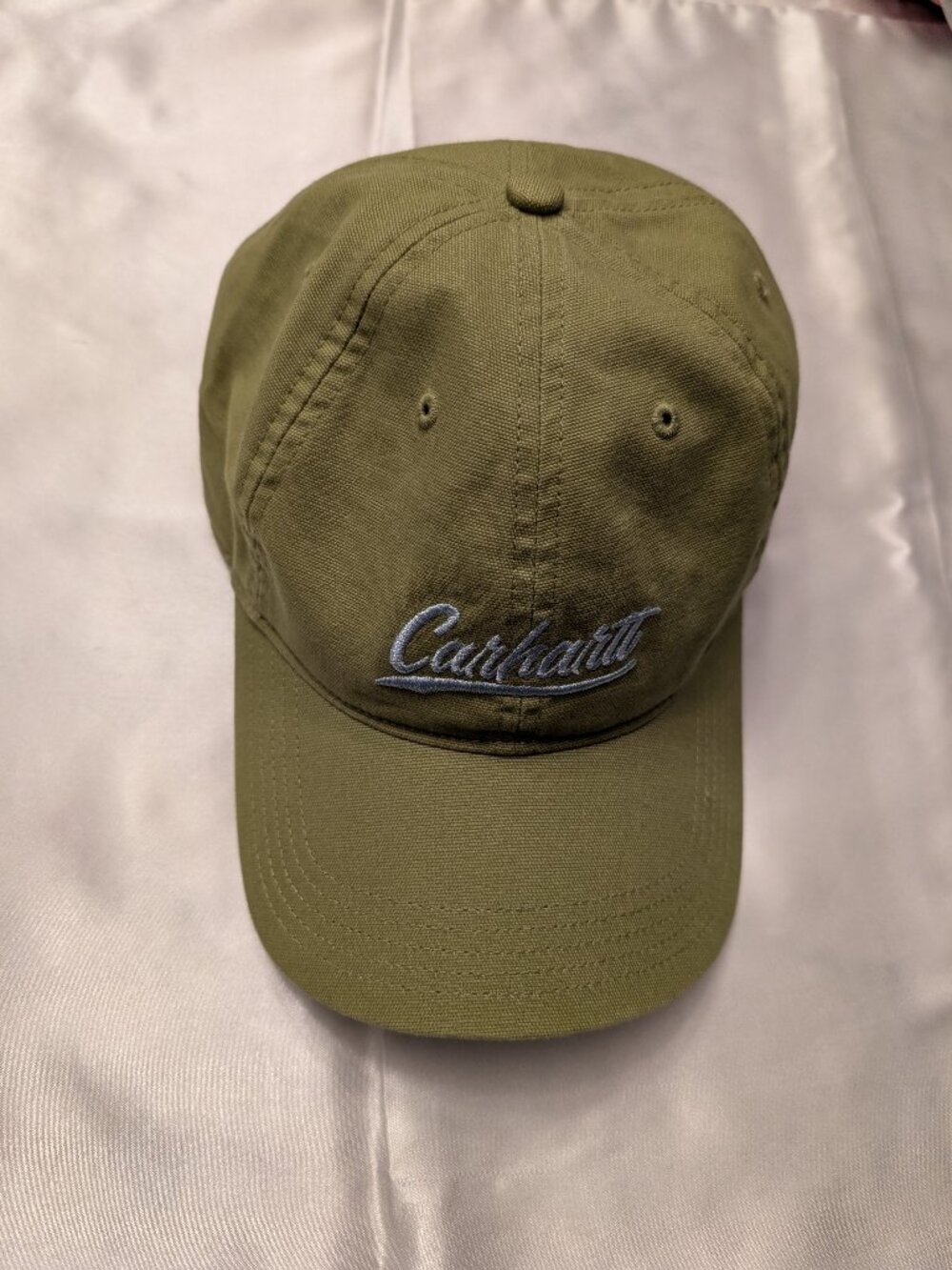 Carhartt Adjustable Hat Workwear Green Logo